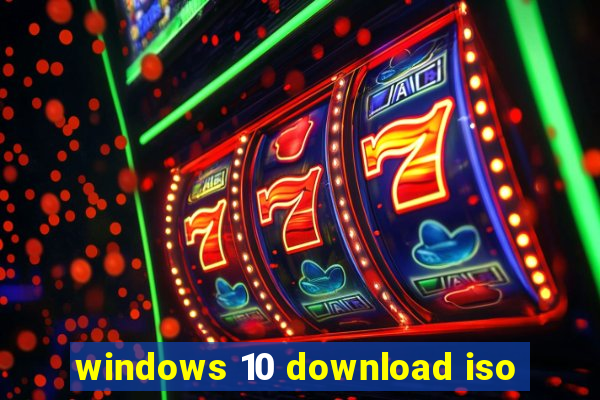 windows 10 download iso